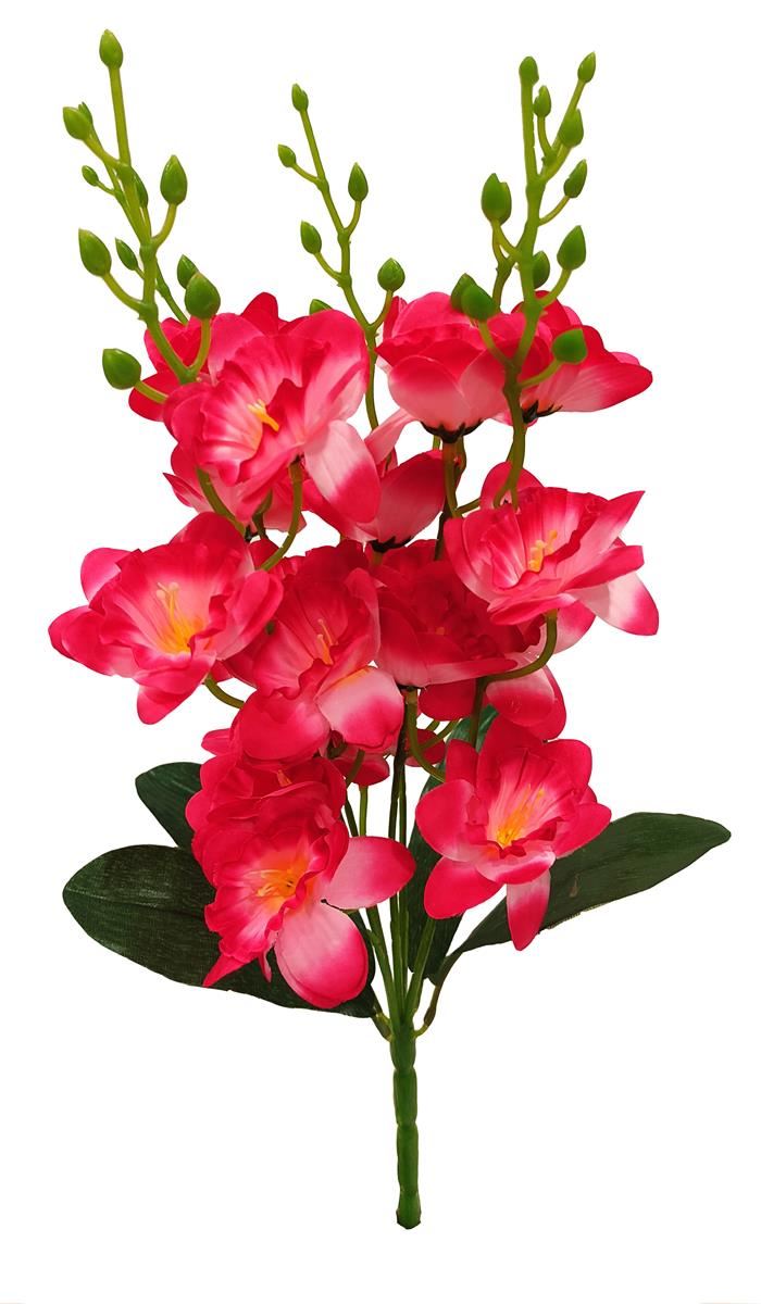 RAMO DE FLORES 47CM. 6 COLORES: ROJO. FUCSIA. ROSA. BLANCO. AMARILLO. LILA